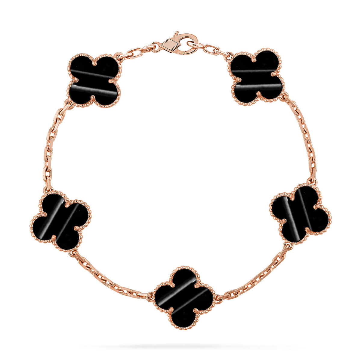 [Royal Jewellery] CLOVER 5 MOTIF PULSAR STONE BRACELET COLLECTION