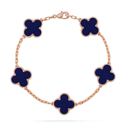 [Royal]CLOVER 5 MOTIF LAPIS LAZULI BRACELET COLLECTION