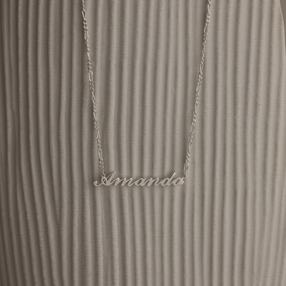 Carrie Figaro Chain Name Necklace