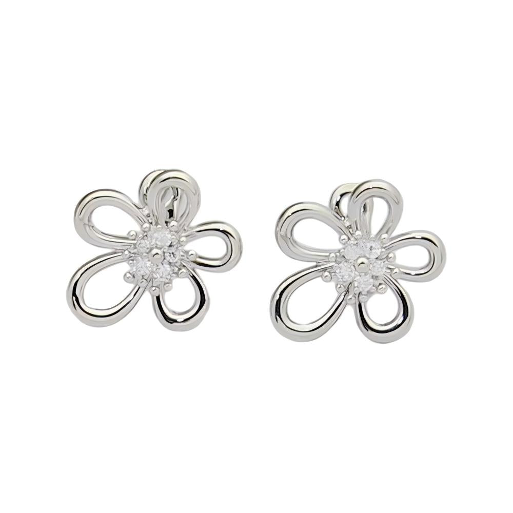 [Royal] FLOWERLACE EARRING 5 DIAMONDS