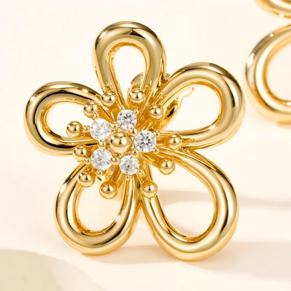 [Royal] FLOWERLACE EARRING 5 DIAMONDS