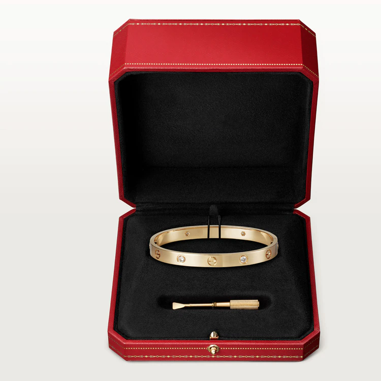 [Royal Jewellery]LOVE BRACELET 6.1MM 4 DIAMONDS