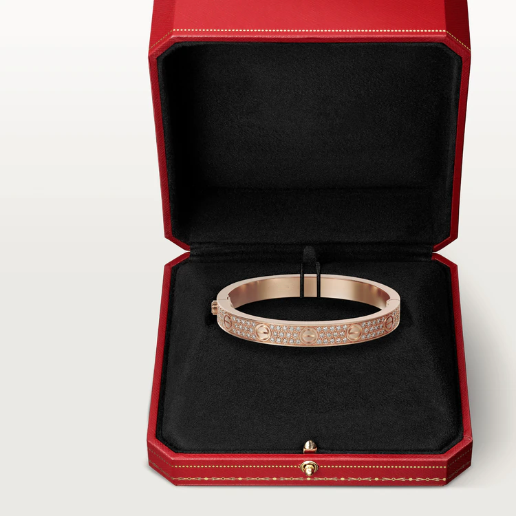 [Royal Jewellery]LOVE BRACELET 6.1MM DIAMOND-PAVED