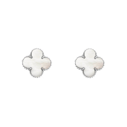 [Royal]CLOVER SILVER 15MM EARRINGS COLLECTION