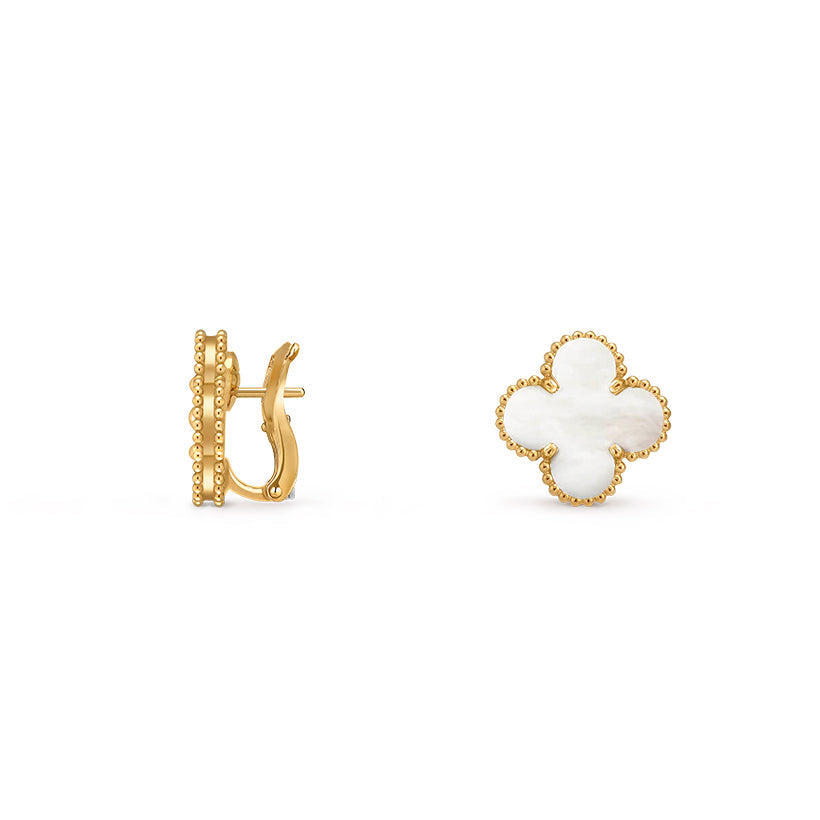 [Royal]CLOVER 15MM MOP EARRINGS COLLECTION