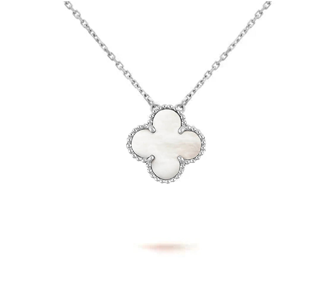 [Royal]CLOVER 15MM NECKLACE SILVER COLLECTION
