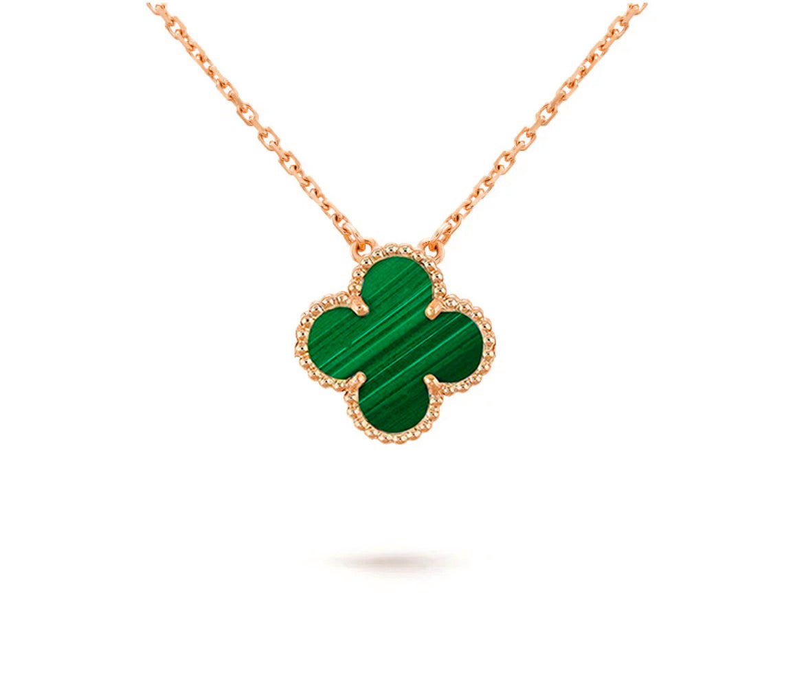 [Royal]CLOVER 15MM SINGLE FLOWER NECKLACE COLLECTION