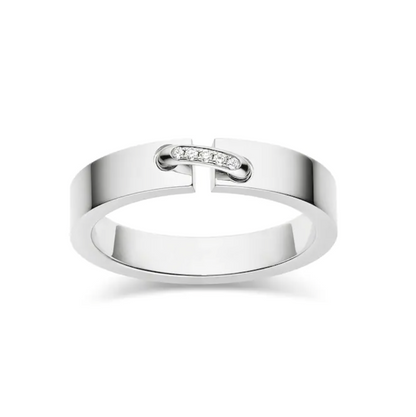 [Royal Jewellery]ALLIANCE LIENS VIDENCE DIAMOND 4MM RING