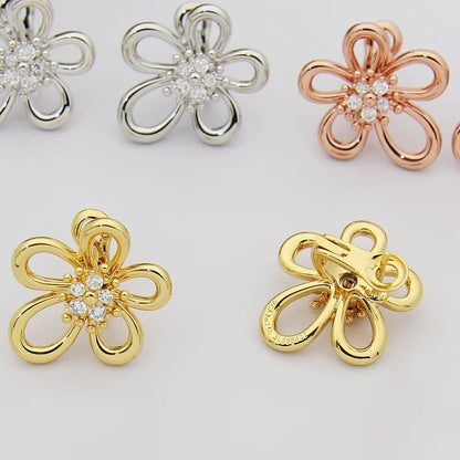 [Royal] FLOWERLACE EARRING 5 DIAMONDS