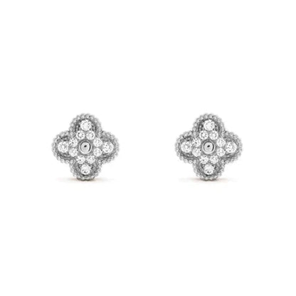 [Royal]CLOVER SILVER 15MM EARRINGS COLLECTION