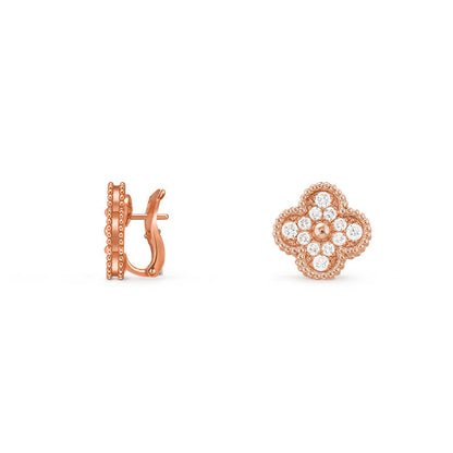 [Royal]CLOVER 15MM MOP EARRINGS COLLECTION