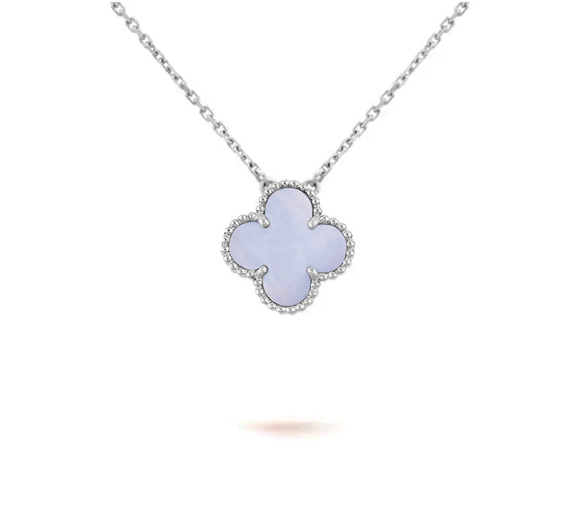 [Royal]CLOVER 15MM NECKLACE SILVER COLLECTION