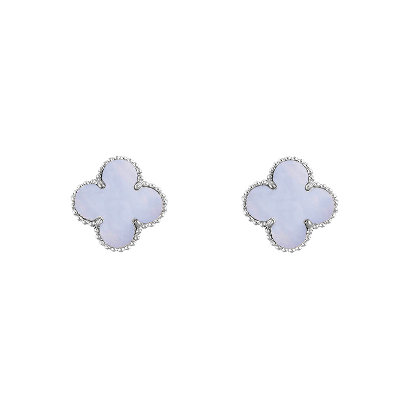 [Royal]CLOVER SILVER 15MM EARRINGS COLLECTION