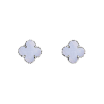 [Royal]CLOVER SILVER 15MM EARRINGS COLLECTION