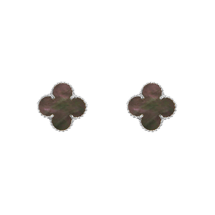 [Royal]CLOVER SILVER 15MM EARRINGS COLLECTION