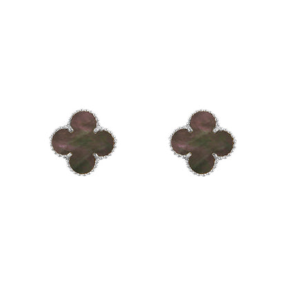 [Royal]CLOVER SILVER 15MM EARRINGS COLLECTION