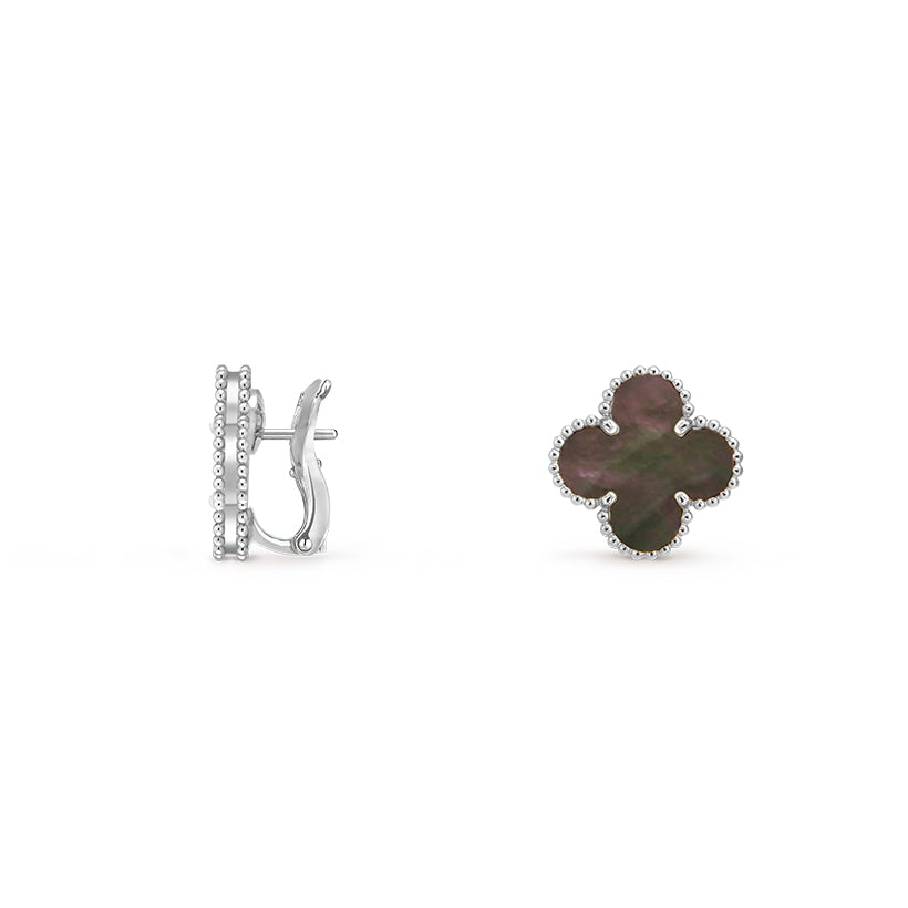 [Royal]CLOVER SILVER 15MM MOP EARRINGS COLLECTION