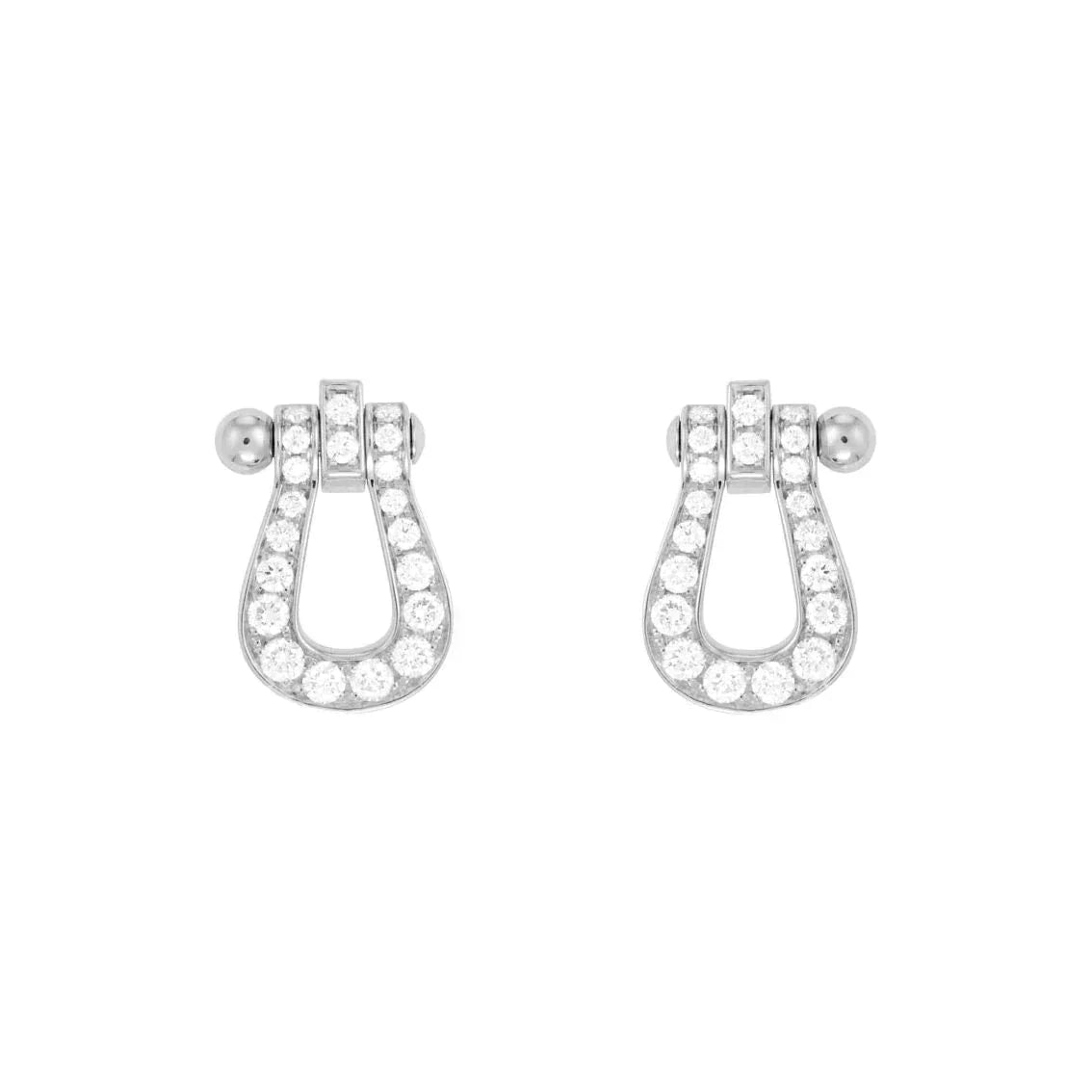 [Royal Jewellery]FORCE 10 FULL DIAMOND STUD EARRINGS MINI MODEL