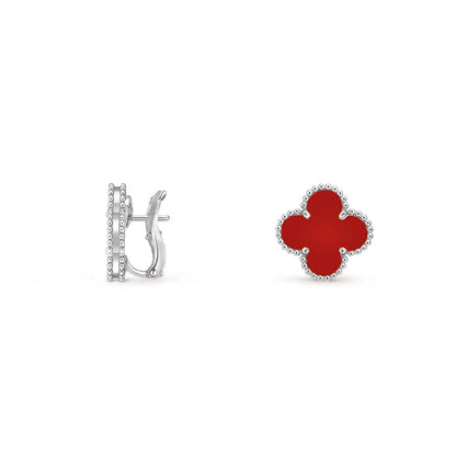 [Royal]CLOVER SILVER 15MM MOP EARRINGS COLLECTION