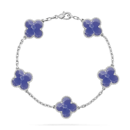 [Royal Jewellery]CLOVER 5 MOTIF BLUE VEINS BRACELET COLLECTION