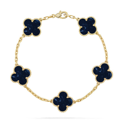 [Royal Jewellery]CLOVER 5 MOTIF PIETERSITE BRACELET COLLECTION