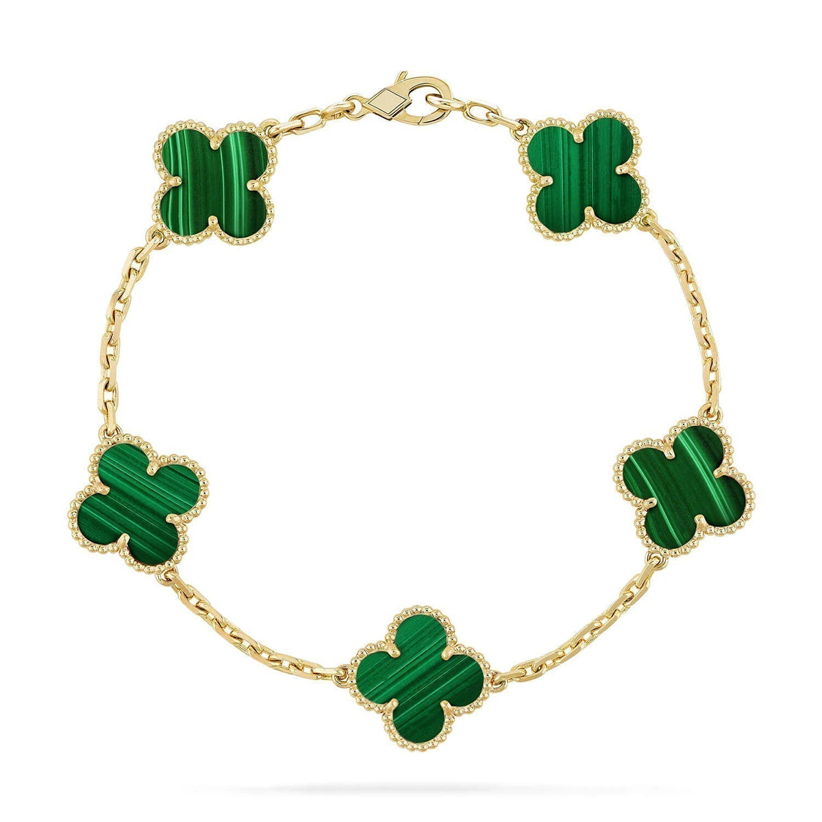 [Royal]Clover 5 Motifs  Duo Bracelet Stack Set