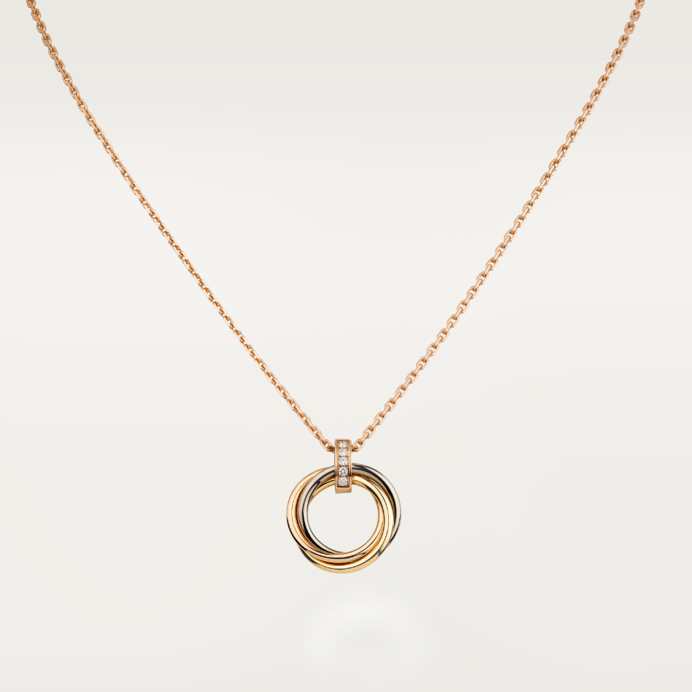 [Royal Jewellery]TRINITY NECKLACE GOLD  DIAMONDS