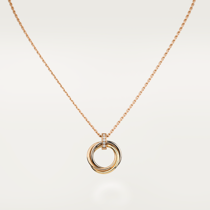 [Royal Jewellery]TRINITY NECKLACE GOLD  DIAMONDS