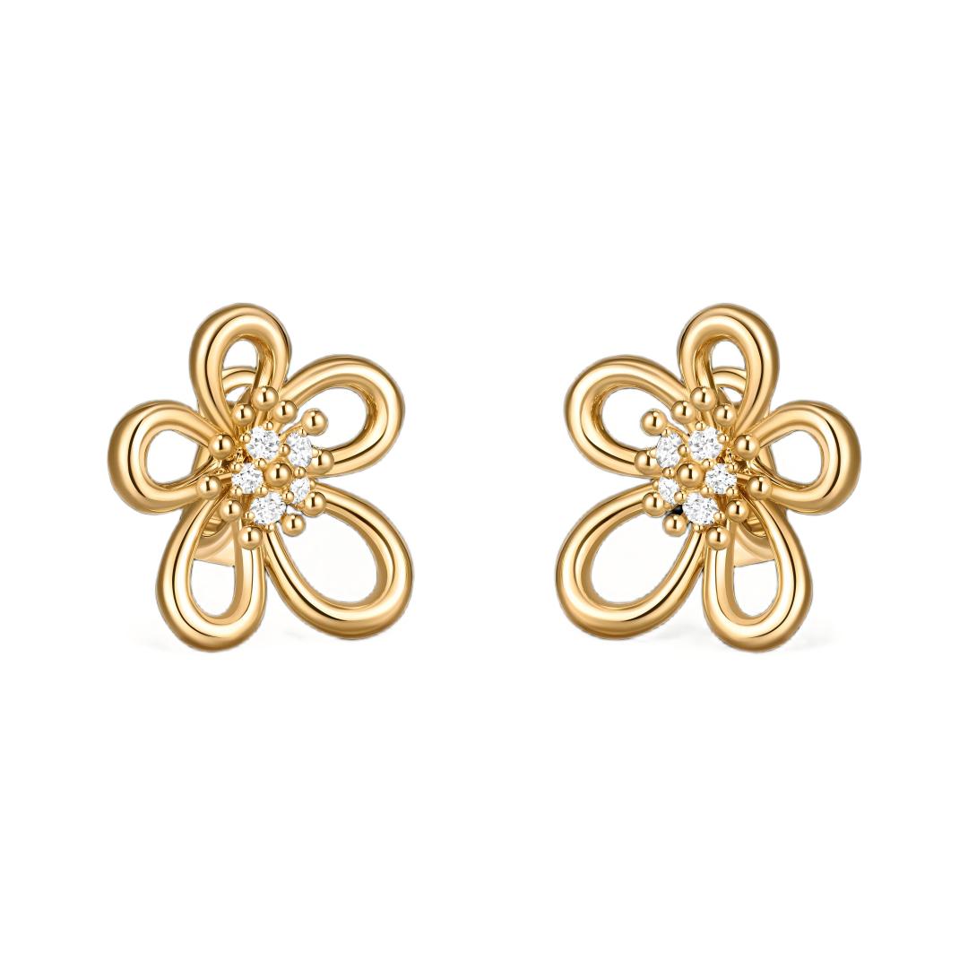 [Royal] FLOWERLACE EARRING 5 DIAMONDS