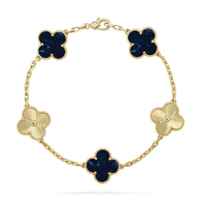[Royal Jewellery]CLOVER 5 MOTIF PIETERSITE BRACELET COLLECTION