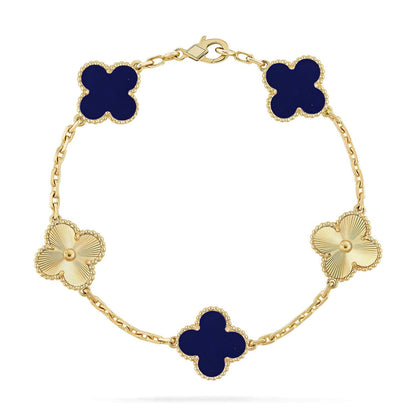 [Royal]CLOVER 5 MOTIF LAPIS LAZULI BRACELET COLLECTION
