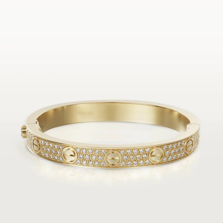 [Royal Jewellery]LOVE BRACELET 6.1MM DIAMOND-PAVED