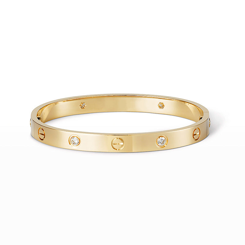 [Royal Jewellery]LOVE BRACELET 6.1MM 4 DIAMONDS