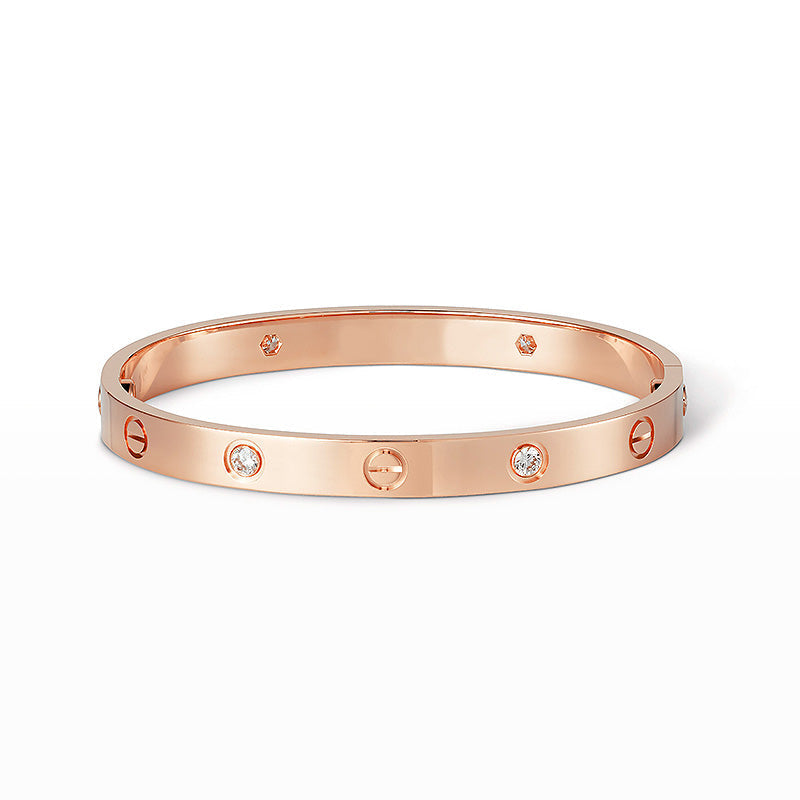 [Royal Jewellery]LOVE BRACELET 6.1MM 4 DIAMONDS