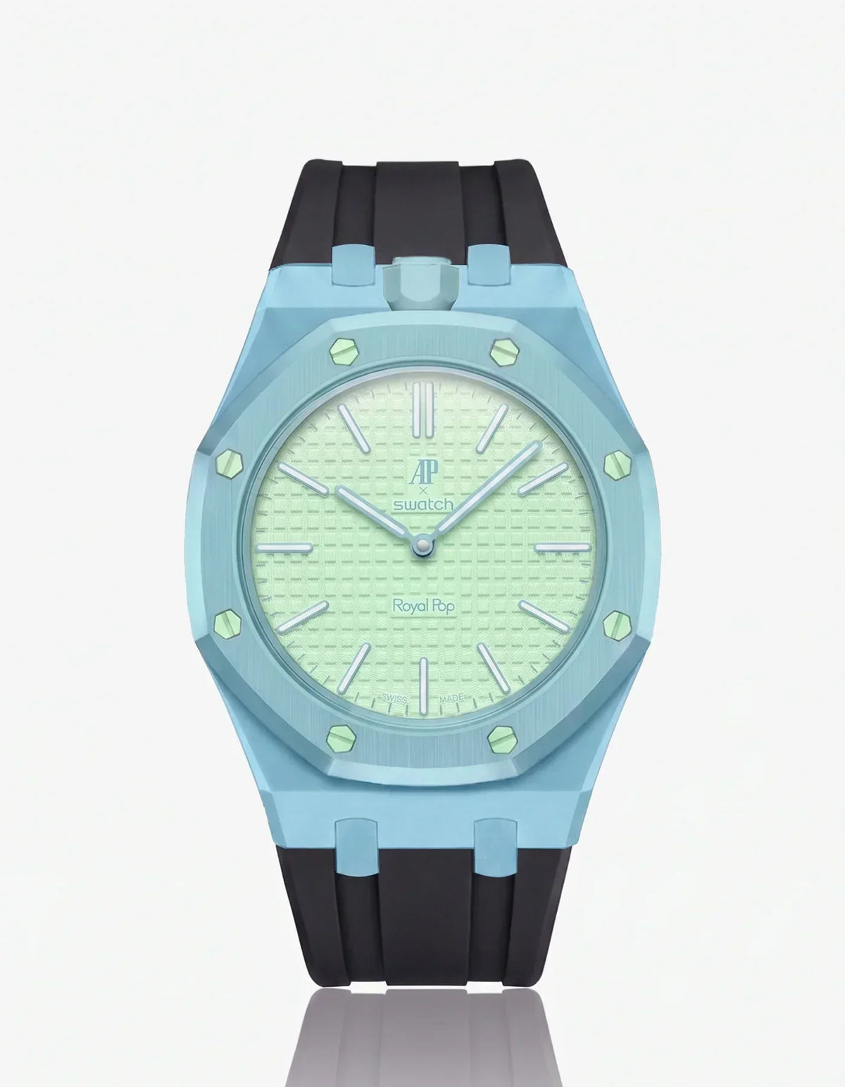Silicone Strap & Case  Royal Pop  Blaue Acht(Customize  Colors)