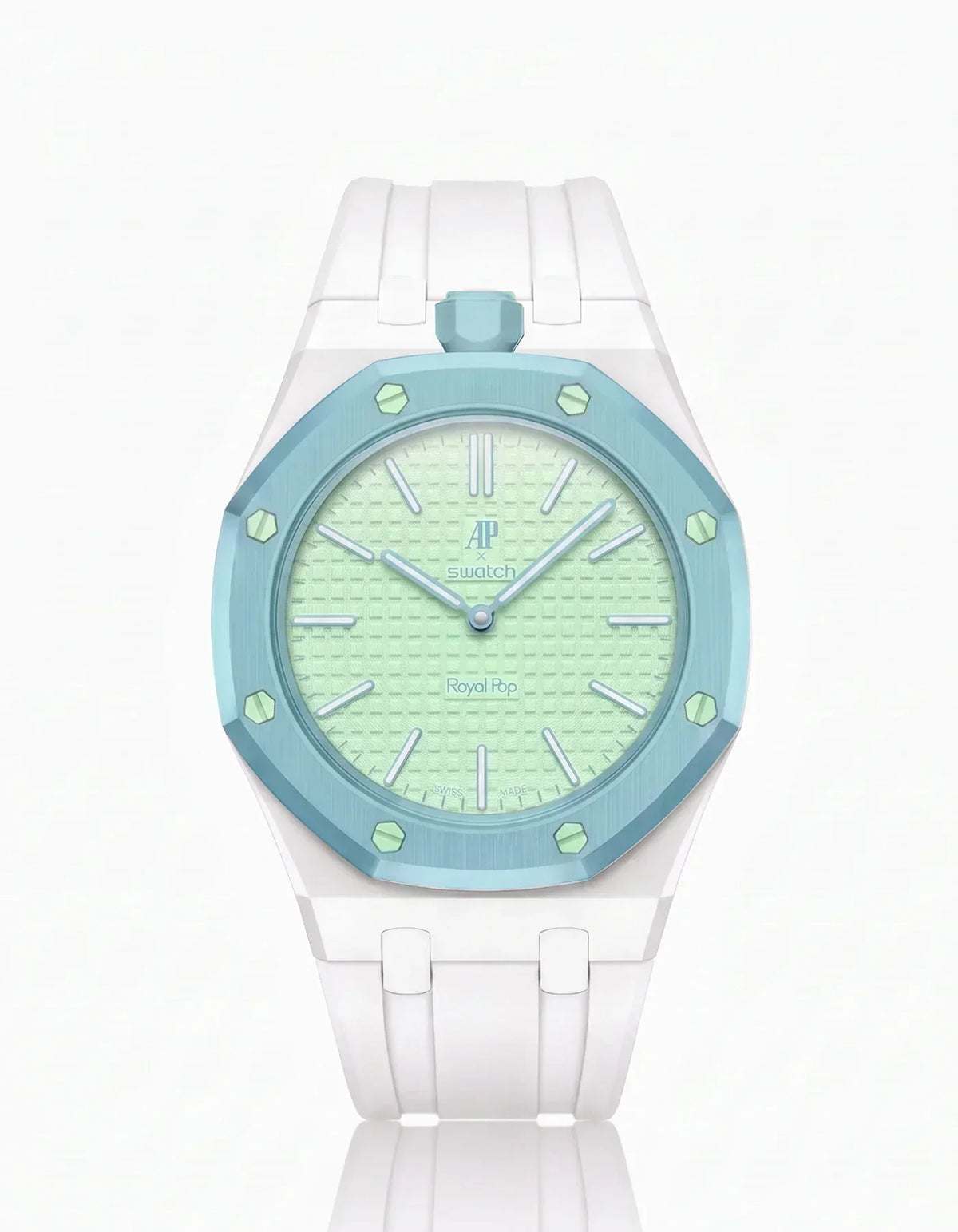 Silicone Strap & Case  Royal Pop  Blaue Acht(Customize  Colors)