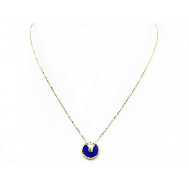 [Royal Jewellery]AMULETTE ROSE GOLD AGATE NECKLACE