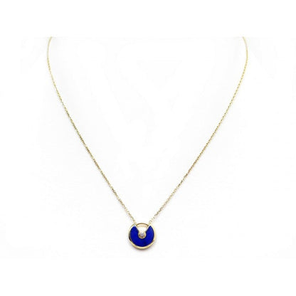 [Royal Jewellery]AMULETTE ROSE GOLD AGATE NECKLACE