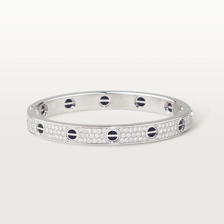 [Royal Jewellery]LOVE BRACELET 6.1MM DIAMOND-PAVED CERAMIC