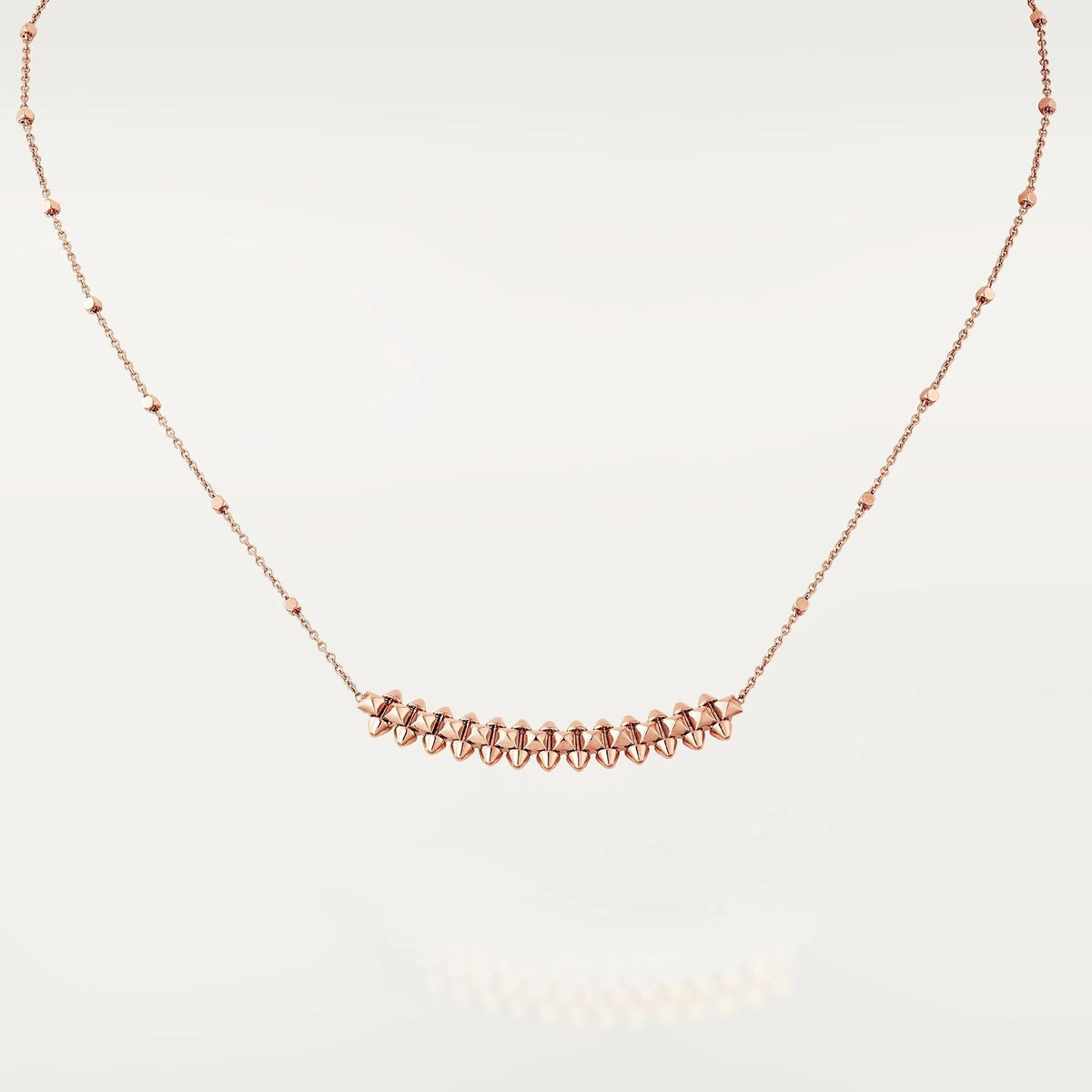 [Royal Jewellery]CLASH PINK GOLD NECKLACE