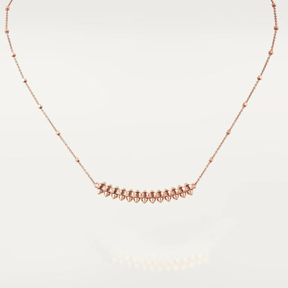 [Royal Jewellery]CLASH PINK GOLD NECKLACE
