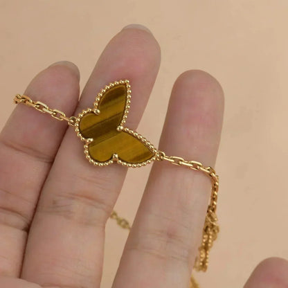 [Royal Jewellery]LUCKY SPRING 5 MOTIF GOLD BRACELET
