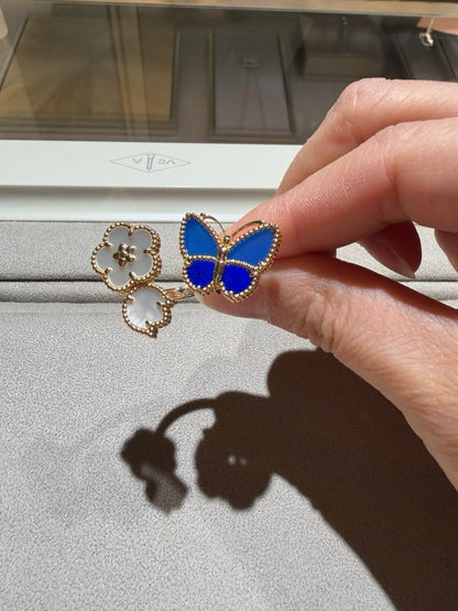 [Royal]LUCKY SPRING BUTTERFLY OPEN-FACE RINGS