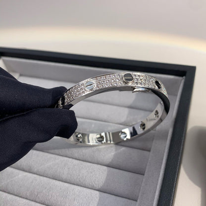 [Royal Jewellery]LOVE BRACELET 6.1MM DIAMOND-PAVED CERAMIC
