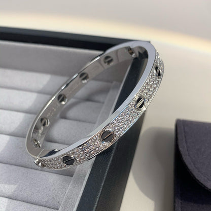 [Royal Jewellery]LOVE BRACELET 6.1MM DIAMOND-PAVED CERAMIC