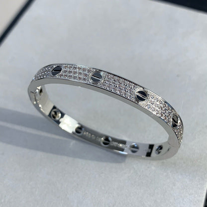 [Royal Jewellery]LOVE BRACELET 6.1MM DIAMOND-PAVED CERAMIC