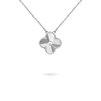 [Royal]CLOVER 15MM NECKLACE SILVER COLLECTION