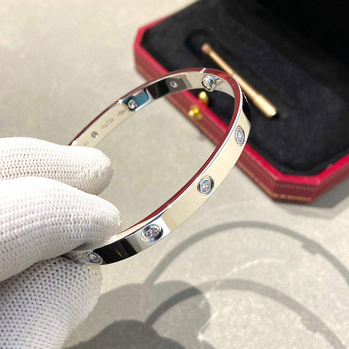 [Royal Jewellery]LOVE BRACELET 6.1MM 10 DIAMONDS