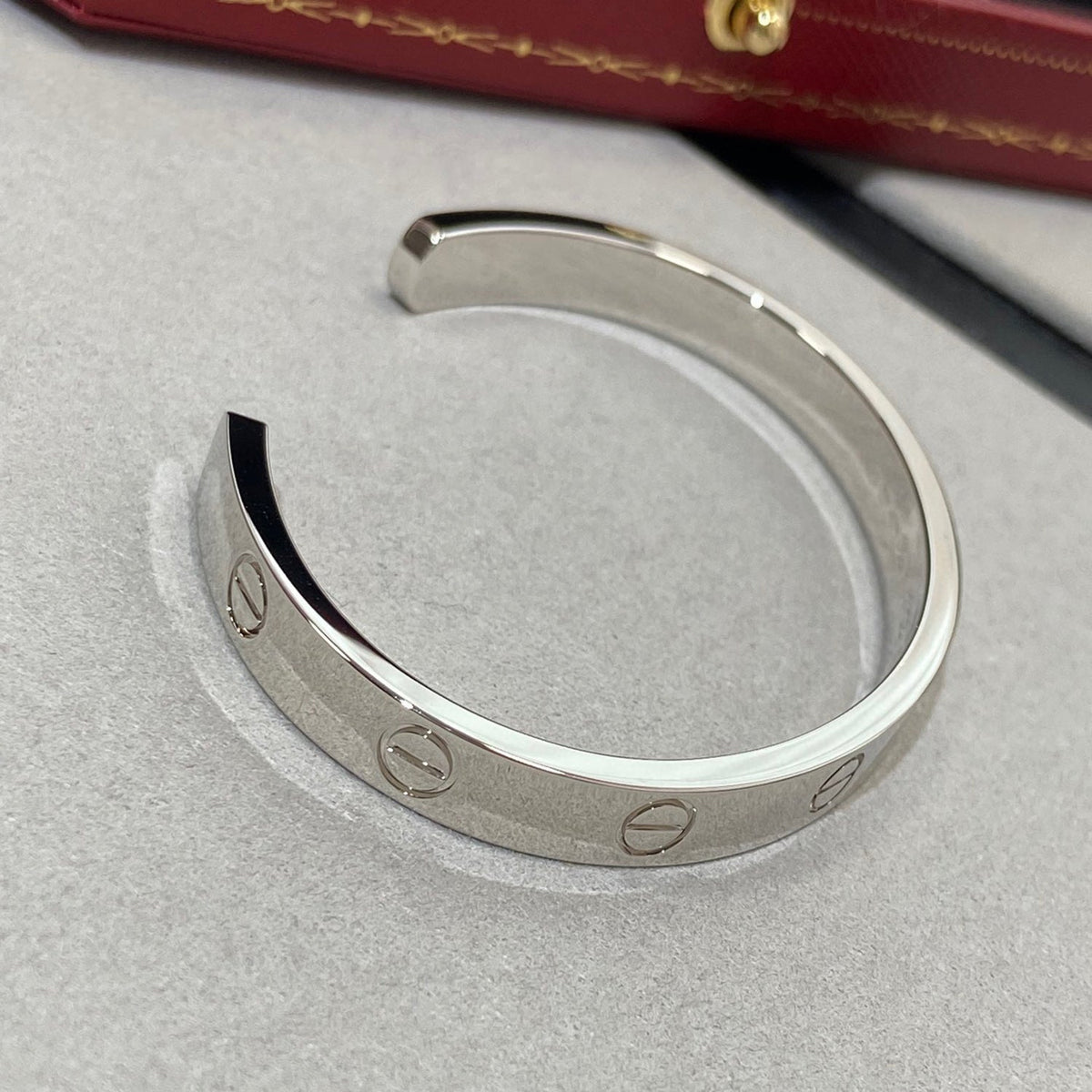 [Royal Jewellery]LOVE BRACELET 6.1MM 1 DIAMOND OPEN CUFF