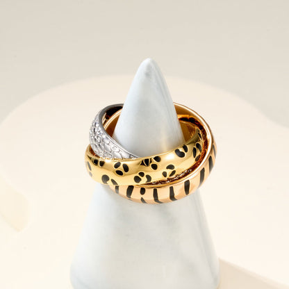 [Royal] TRINITY  RING LEOPARD PRINT